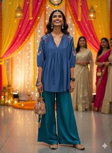 ✨Midnight Magic:The Promod Boho-Chic Dream!🌙🌸