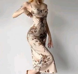 Floral Print Slip Dress