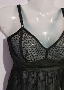 Black Lace Babydoll Lingerie