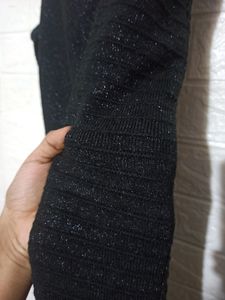 Black Simmering Party Wear Dress