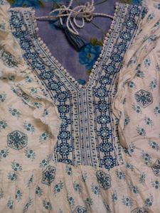 White And Blue Dress