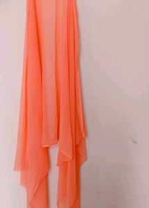 Three Piece Set Gown Dupatta And Pajama