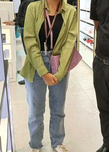 Olive Green Jacket/Shirt