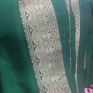 Green Dress Material