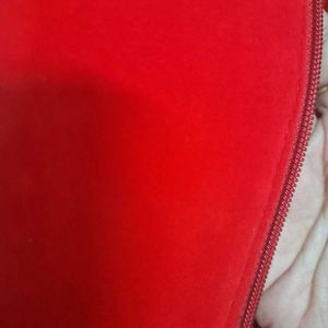 Red Embroidered Purse- Brand New