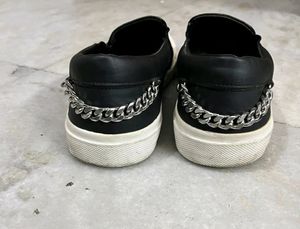 ZARA BLACK WHITE SLIP ON SNEAKERS UK 8