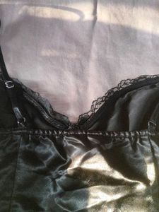 Silky Black Cami Top