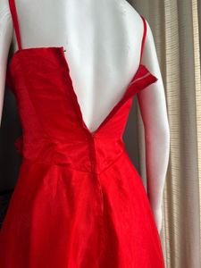 Red Organza Luxury Gown