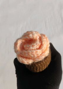 Crochet Mini Flower Pot