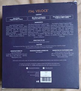 Ital Veloce Body Mist Set Of 3
