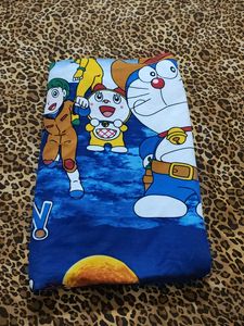 Single Bed Colourful  Doramon Dohar For Kids