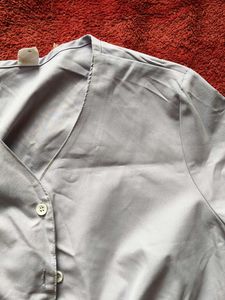 Elegant Button-Down V neck crop shirt ❤️