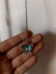 Butterfly Pendant Necklace