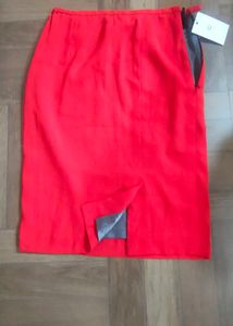 Branded Red Skirt