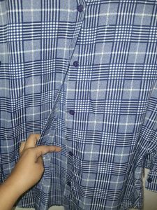 Blue Flannel Shirt