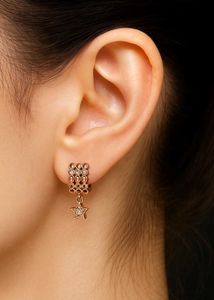 Star Drop Earrings