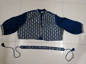 Blue Gown With Jacket