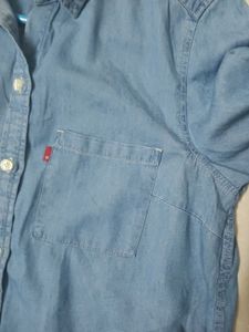 Levi&#39;s Denim Shirt Dress