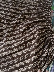 Brown Printed Kurta Set