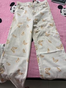 Butterfly Print Jeans