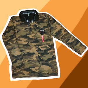 Army Full Sleeve Boys T-shirt For 10-11 Year Old