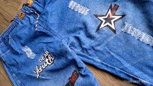 Embroidered Denim Jeans