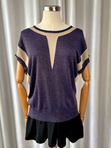 Korean Glittery Knit Top