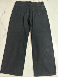 Women Black Wide-Leg Jeans