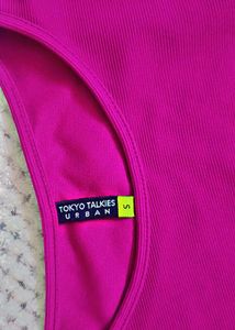 Bright Pink Crop Top