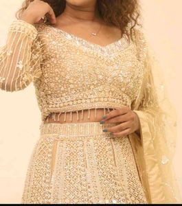 Gorgeous Gold Lehenga Choli