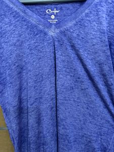 Blue Casual T Shirt