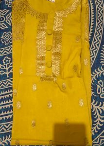 Full Kurti Pant And Duppata Set