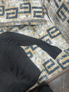 Black Shirt With levis Denim Jeans Combo For Men