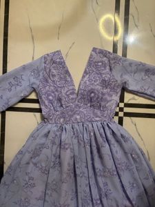 princess Floral Print Dress