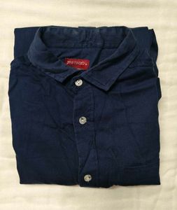 Navy Blue Short Sleeve Shirt