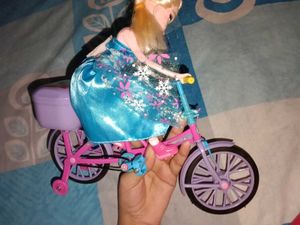 Frozen Elsa Bicycle Doll - New in Box!