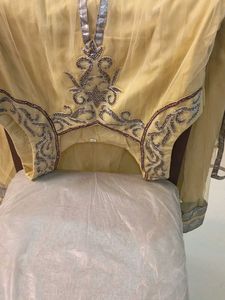 Elegant Ethnic Gown--Sleeves attached