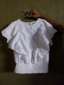 Ruffles White Top