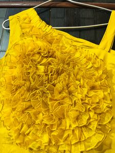 Flowered Crop Top