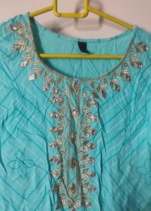 Cotton Kurti With Cotto