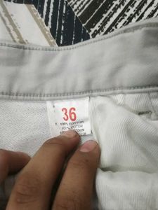 GUD STYLE Cream Chinos