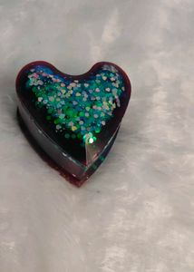 Resin Small Heart Shape Jewellery Box