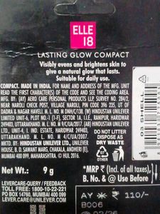 Elle 18 Lasting Glow Compact