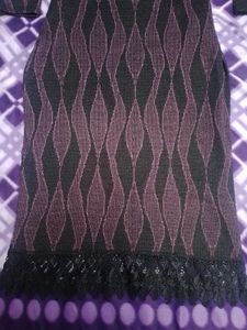 Black &amp; purple garam kurti
