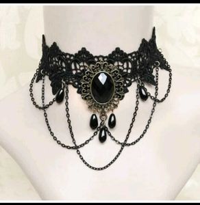 Gothic Lace Choker Necklace