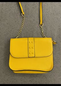 Mustard Tan Sling Bag