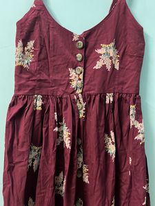Red Floral Dress