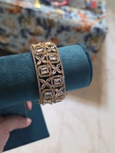 Ad Cubic Zirconia Swarovski Crystal Gold Bracelet
