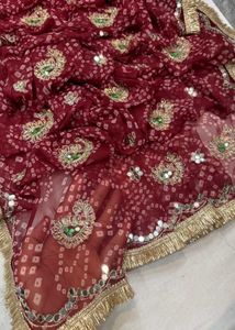 Bandhani Saree Select Any One Colour