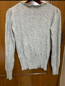 Korean Ruffled Knit Cardigan